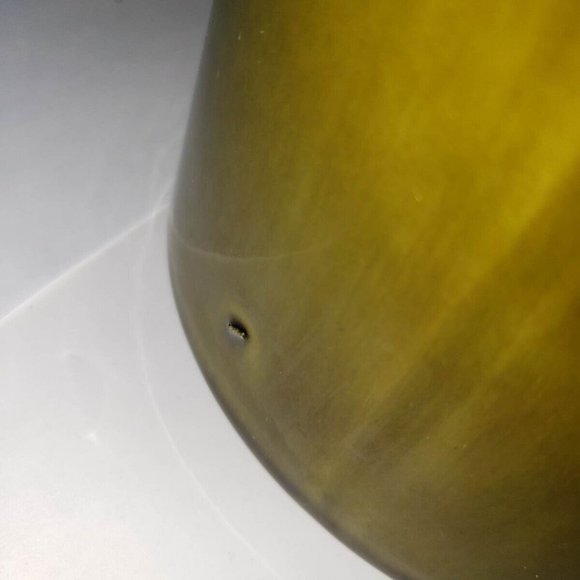 McCoy Cookie Jug Cookie Jar 1970 Drip Glaze Avocado Green - Picture 7 of 12